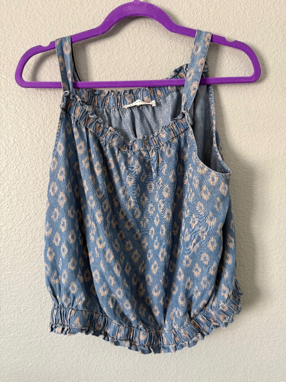 Jane & Delancey Blue Tank Top Size Unknown